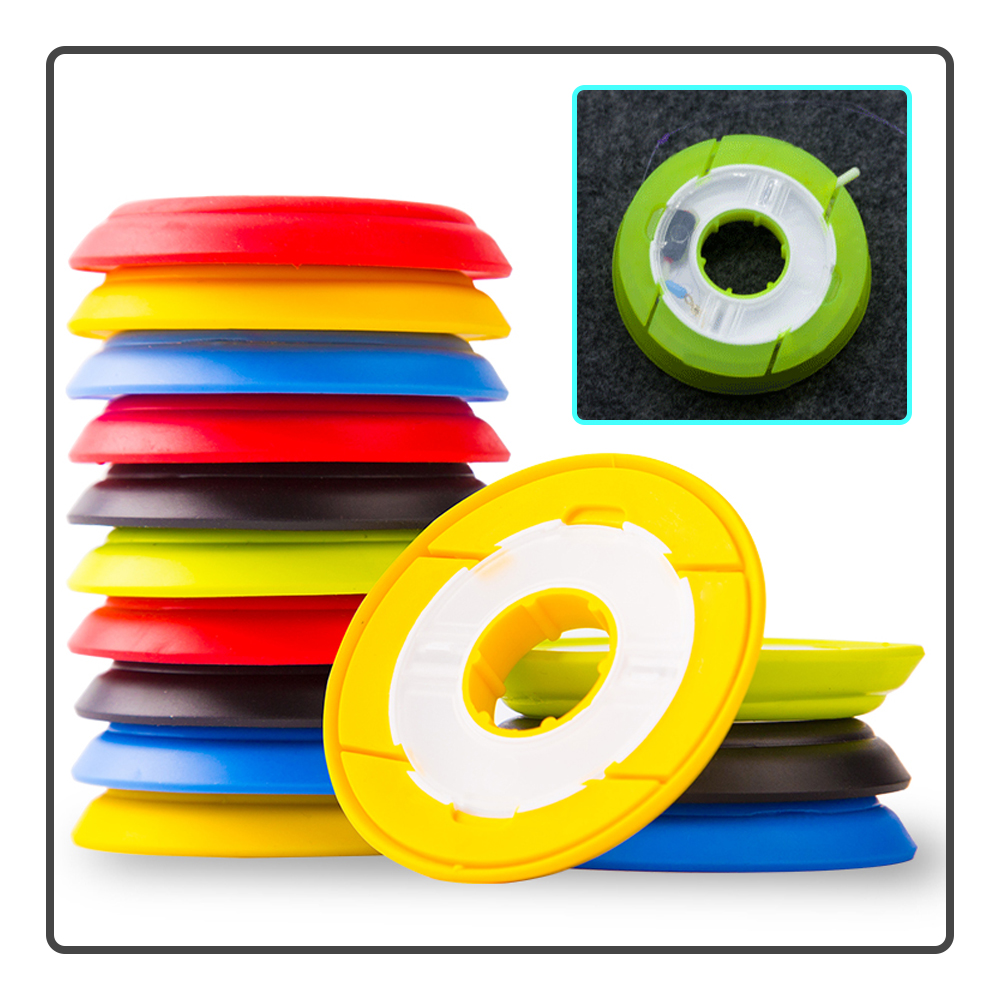 Fishing Line Spool - 5pcs/lot Color Silicone Storage Main Spool