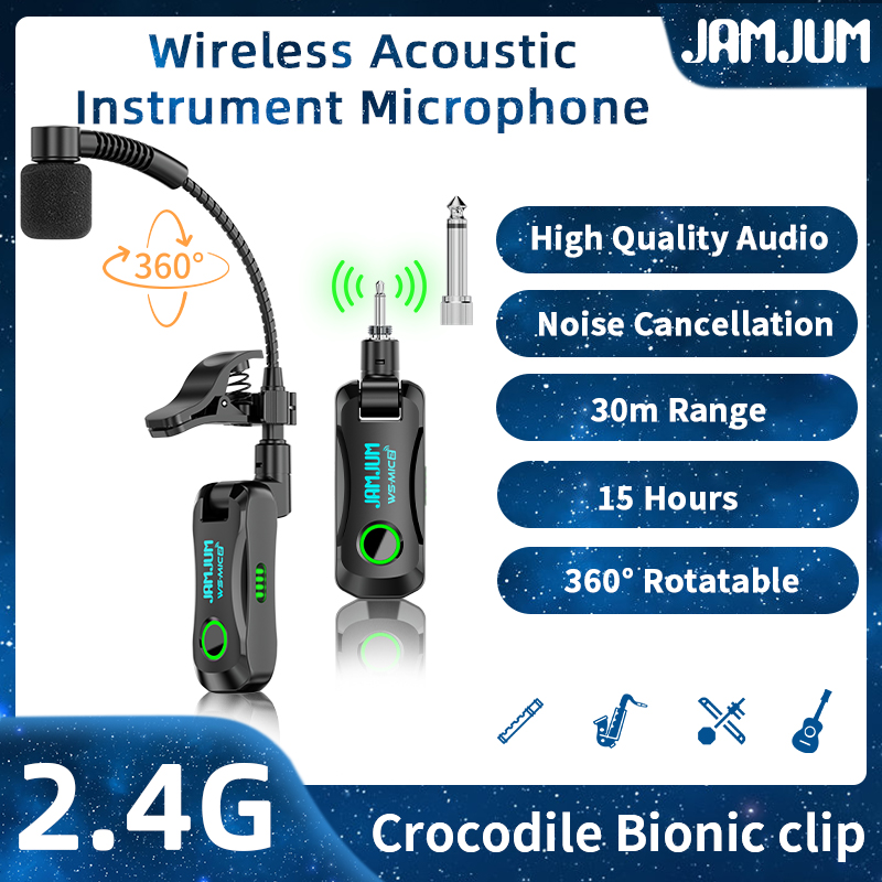 JAMJUM WS-MIC2 Wireless Saxoph – Tippet Line Bewertung und Preis