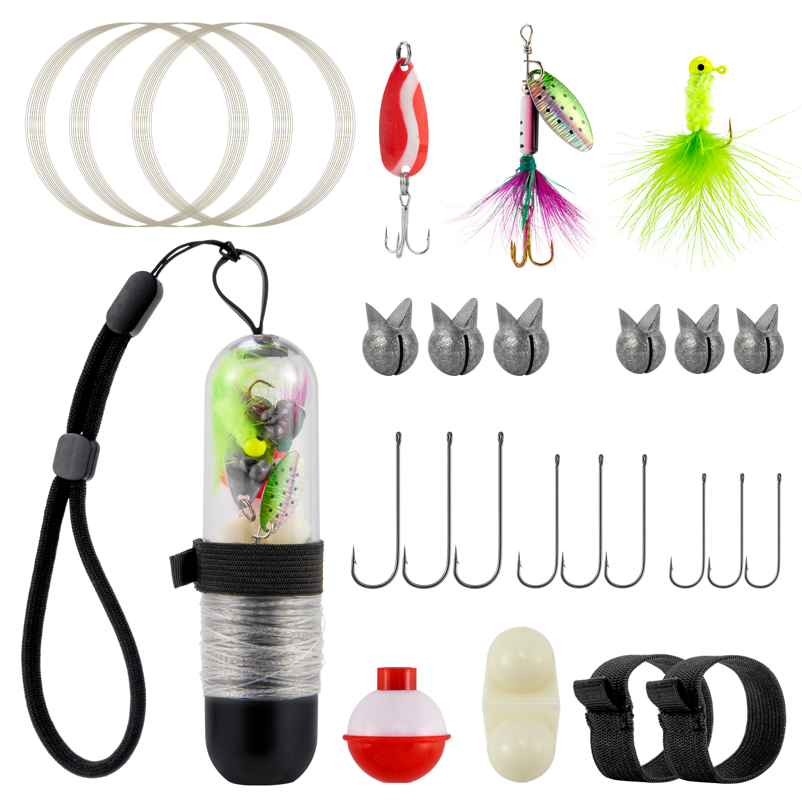 25pcs Survival Fishing Kit Poc – Fishing Line Spool Bewertung und Preis