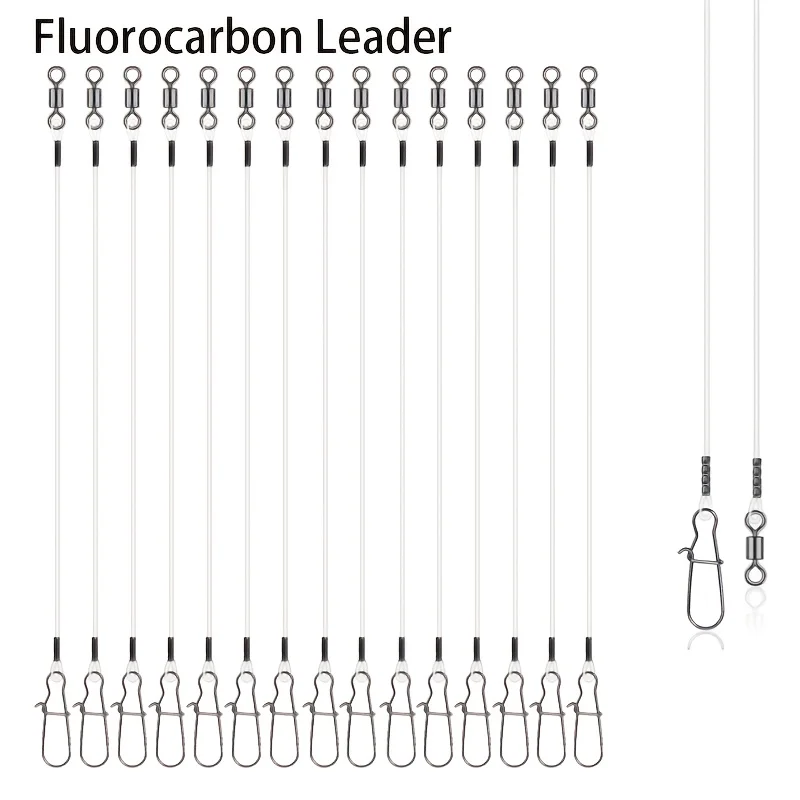 15pcs Fluorocarbon Wire Leader – Leader Line Bewertung und Preis