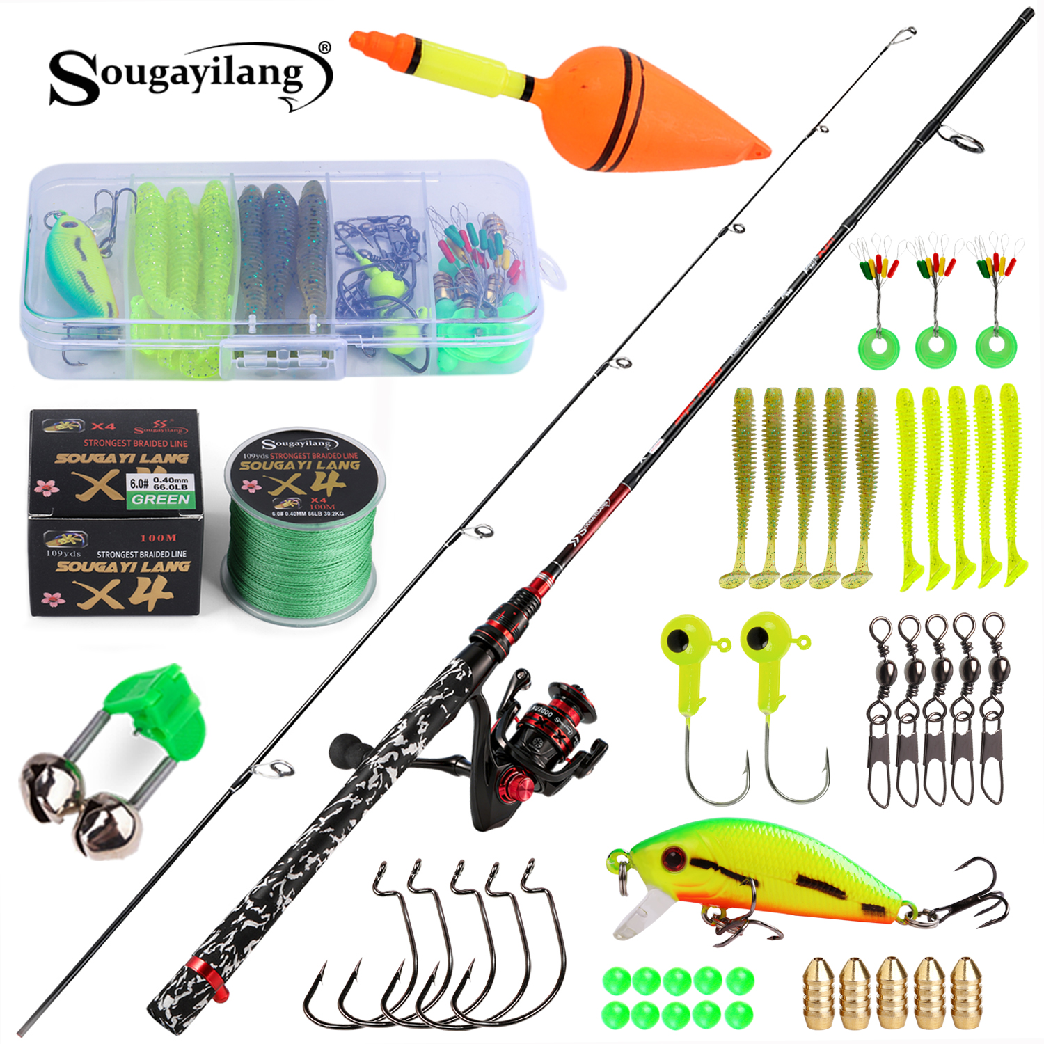 Sougayilang Spinning Fishing R – Freshwater Line Bewertung und Preis