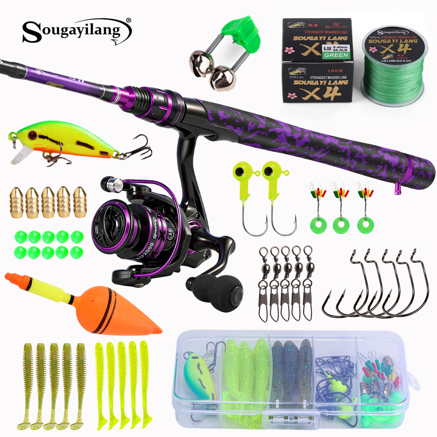 Sougayilang Spinning Fishing R – Freshwater Line Bewertung und Preis