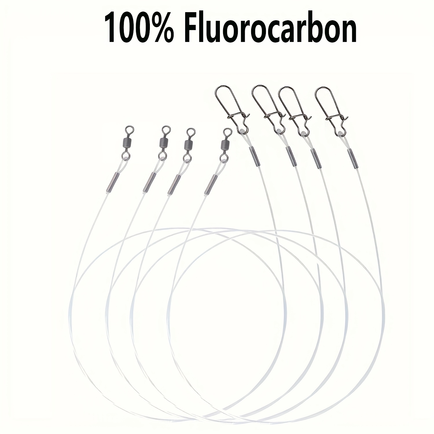 12Pcs 100% Fluorocarbon Fishin – Fluorocarbon Line Bewertung und Preis