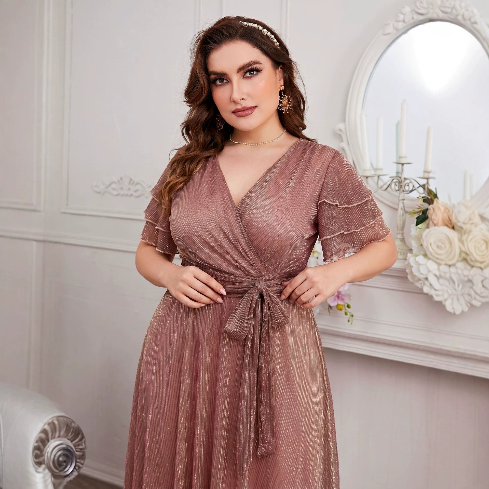 Luxury Curvy Blush Gold Glitte – Fly Line Bewertung und Preis