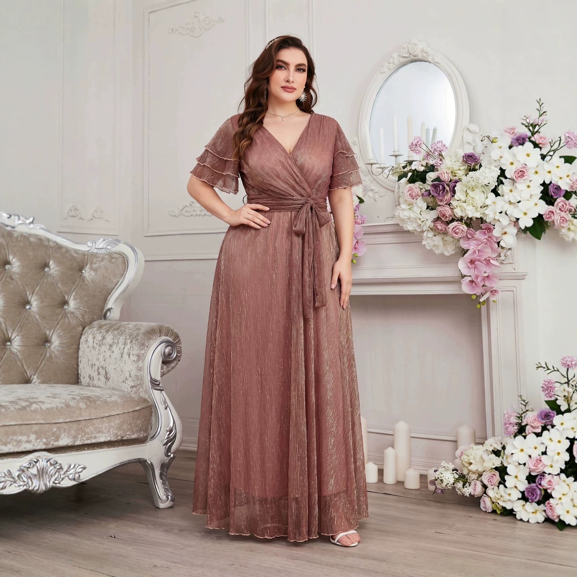 Luxury Curvy Blush Gold Glitte – Fly Line Bewertung und Preis
