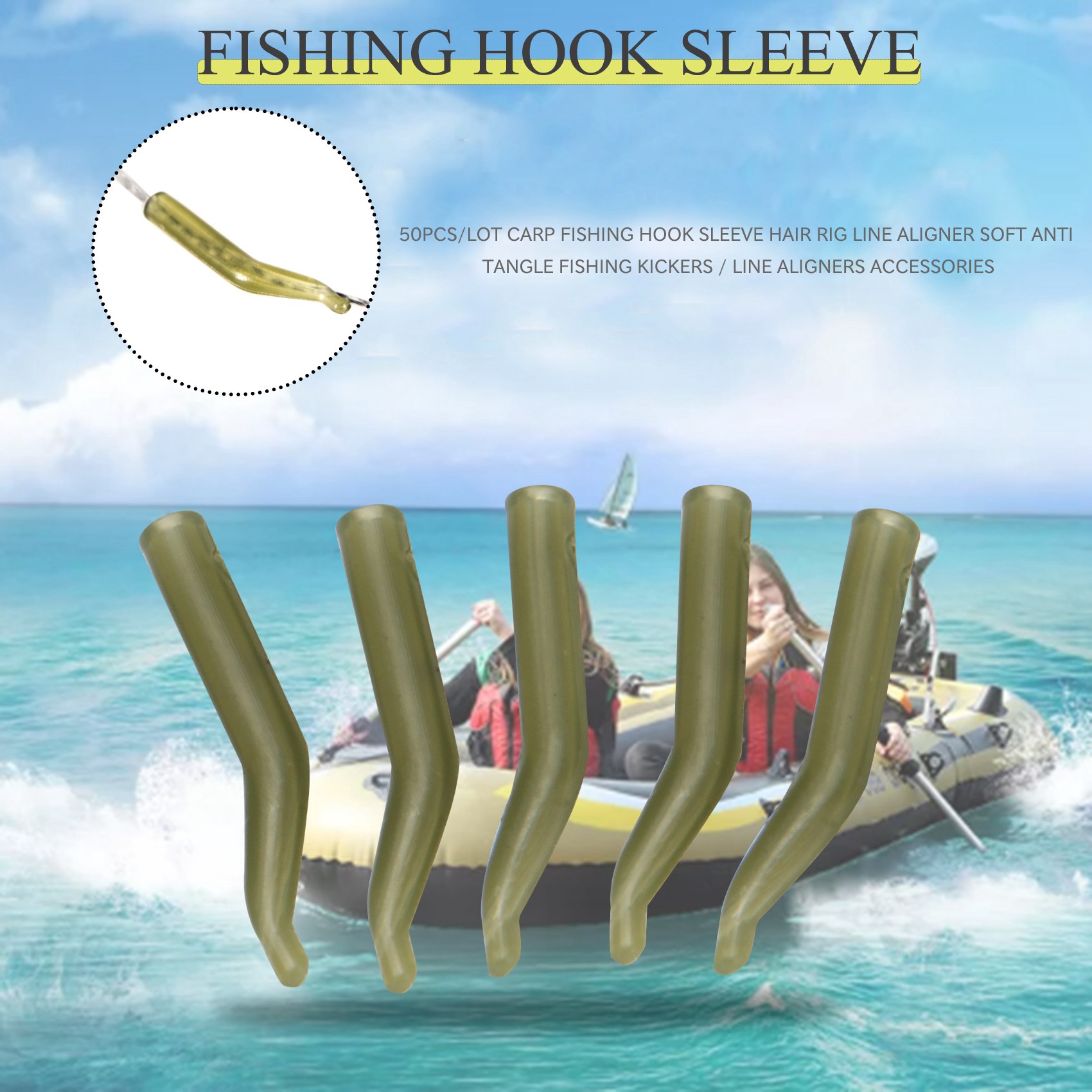 50Pcs/Lot Carp Fishing Hook Sl – Monofilament Line Bewertung und Preis