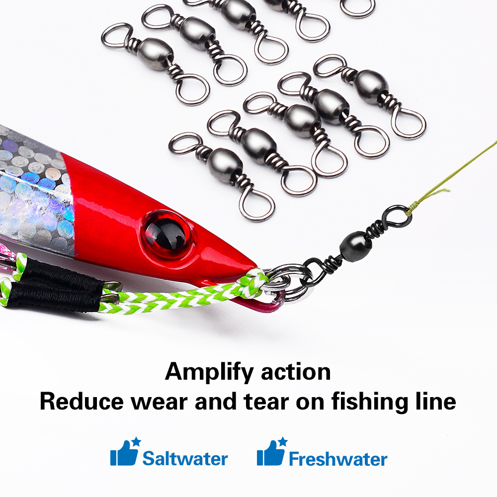100Pcs Fishing Swivels Connect – Leader Line Bewertung und Preis