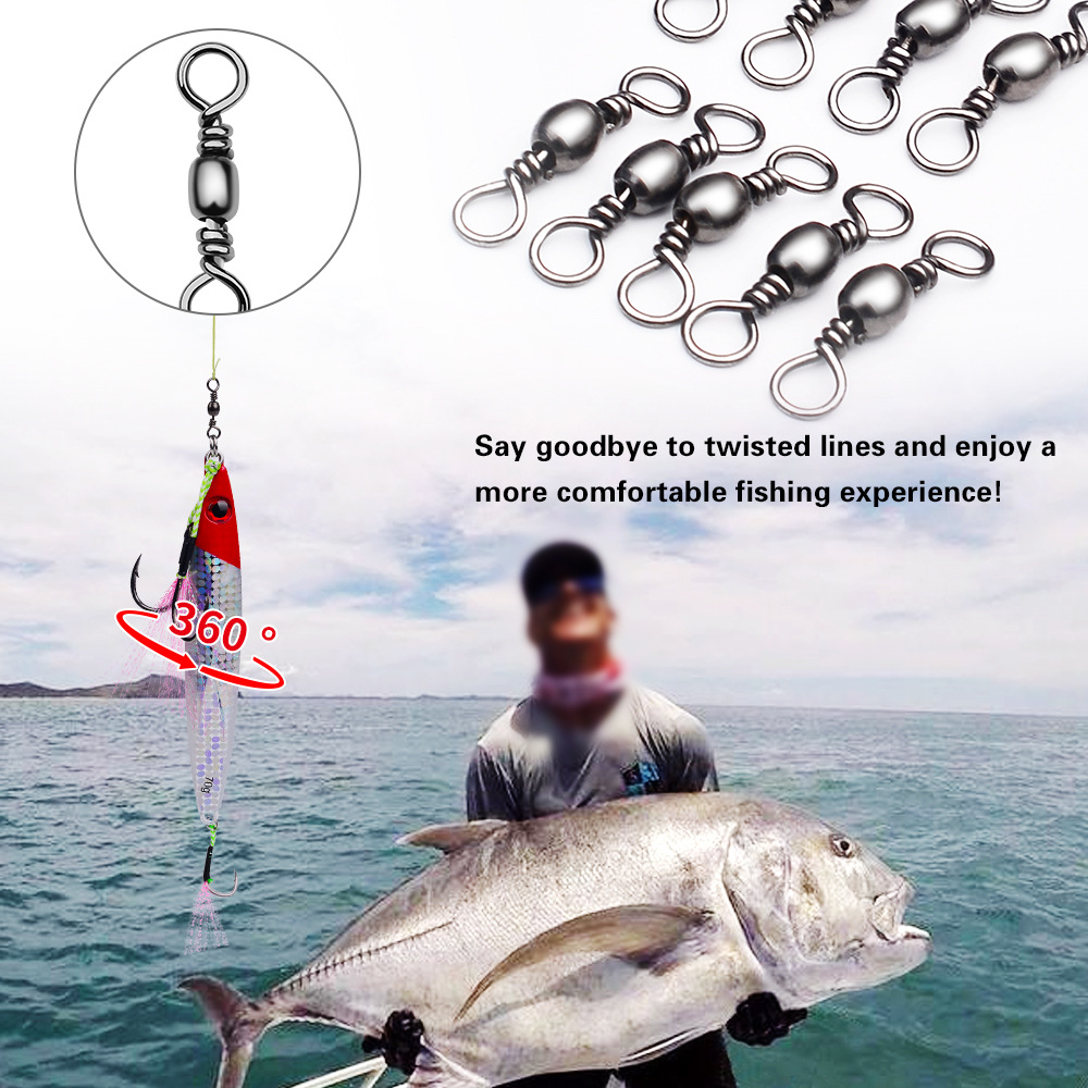 100Pcs Fishing Swivels Connect – Leader Line Bewertung und Preis