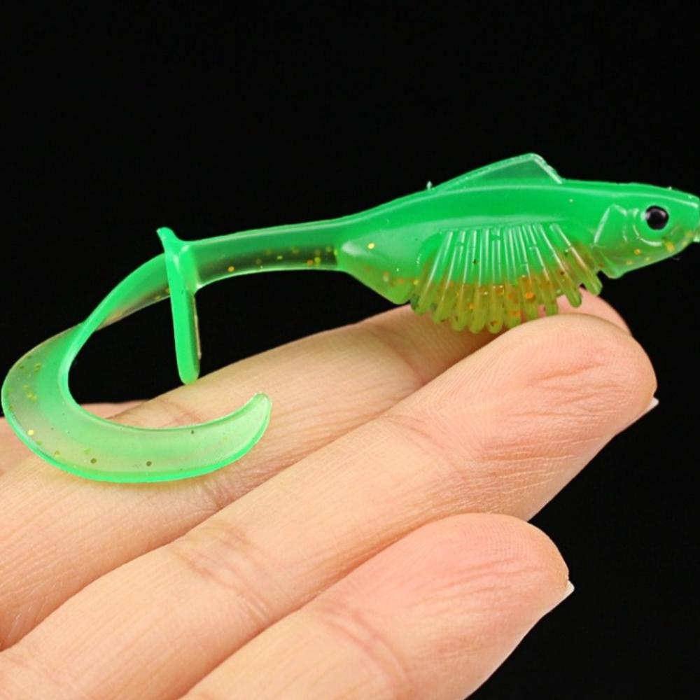 10PCS PVC Fishing Soft Lures 6 – Ice Fishing Line Bewertung und Preis