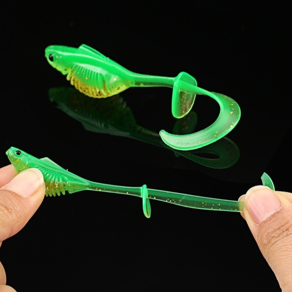 10PCS PVC Fishing Soft Lures 6 – Ice Fishing Line Bewertung und Preis