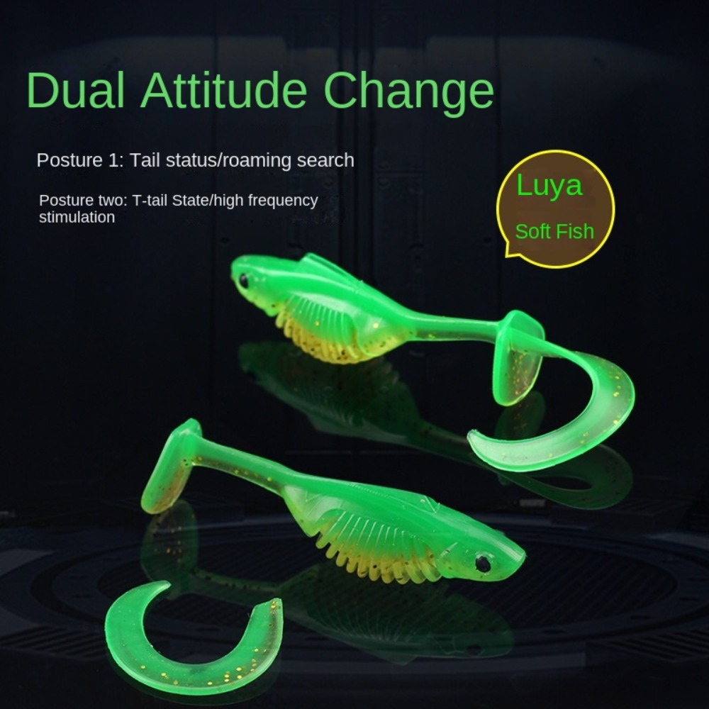 10PCS PVC Fishing Soft Lures 6 – Ice Fishing Line Bewertung und Preis
