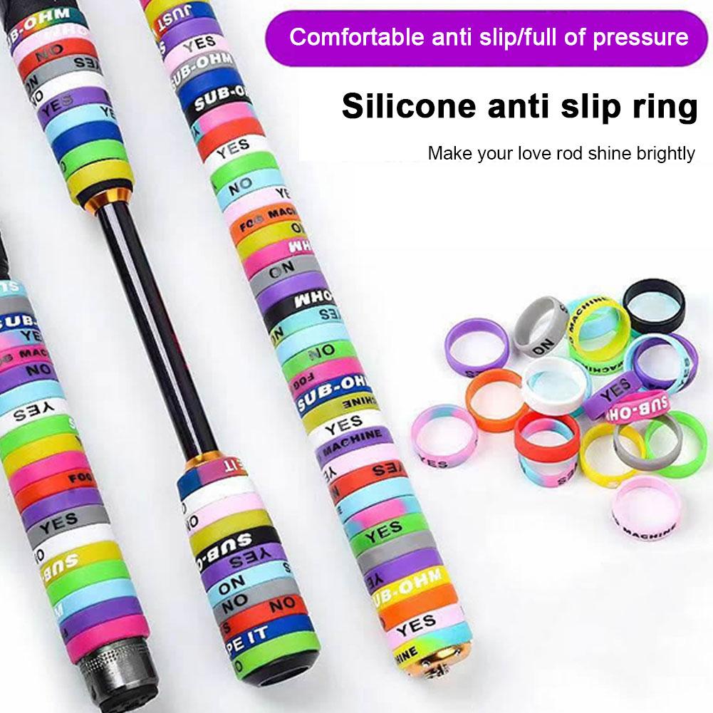 20/50Pcs Silicone Anti-skid Ro – Fishing Line Box Bewertung und Preis