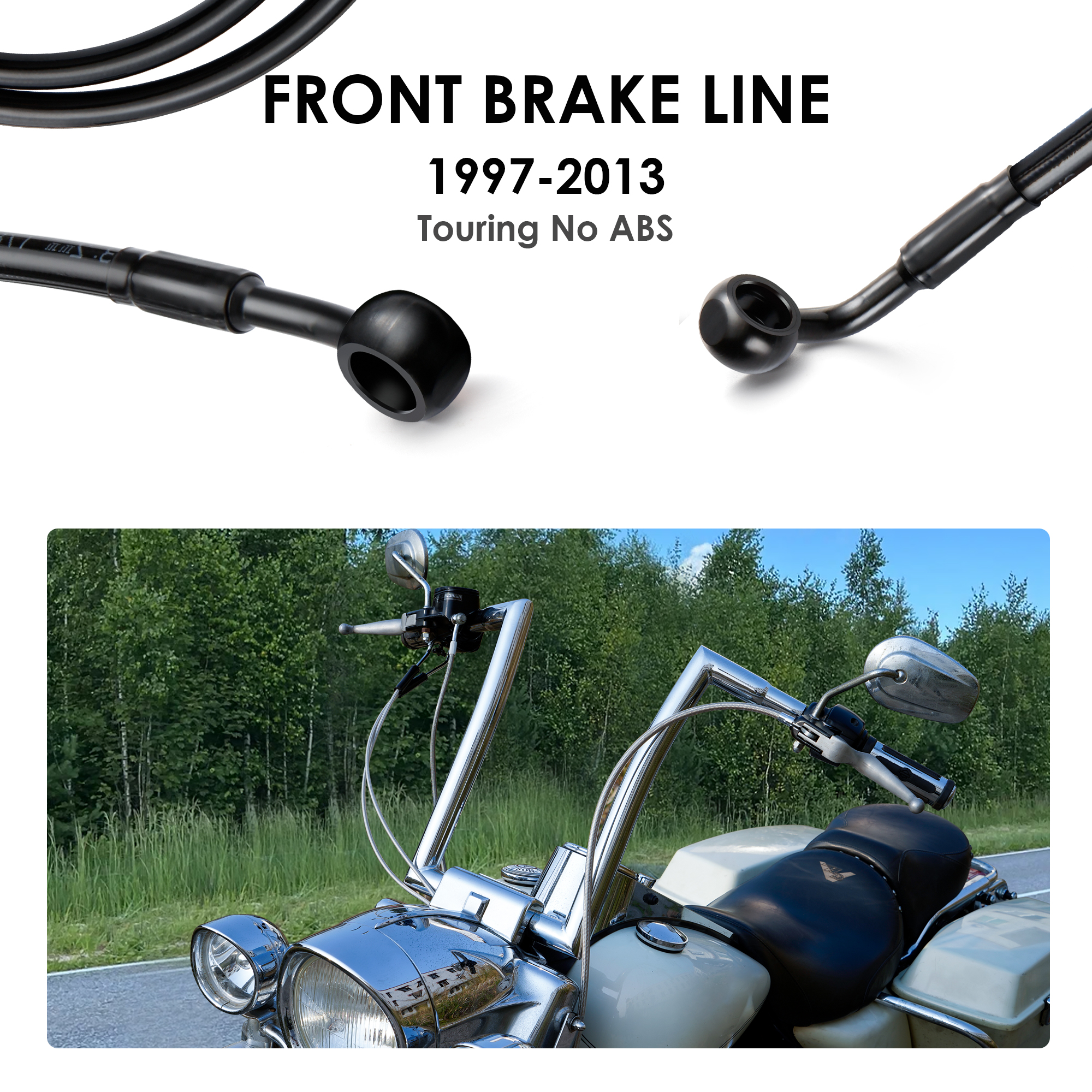 140/145/150CM Front Brake Line – Braided Line Bewertung und Preis