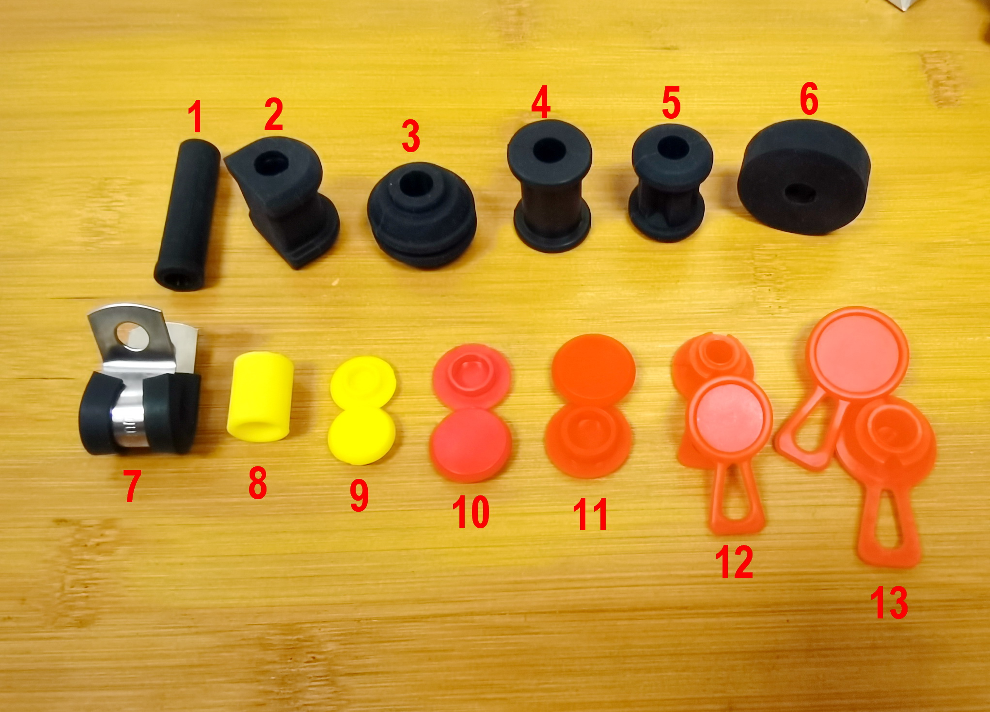 Rubber Silicone Plastic Gromme – Braided Line Bewertung und Preis