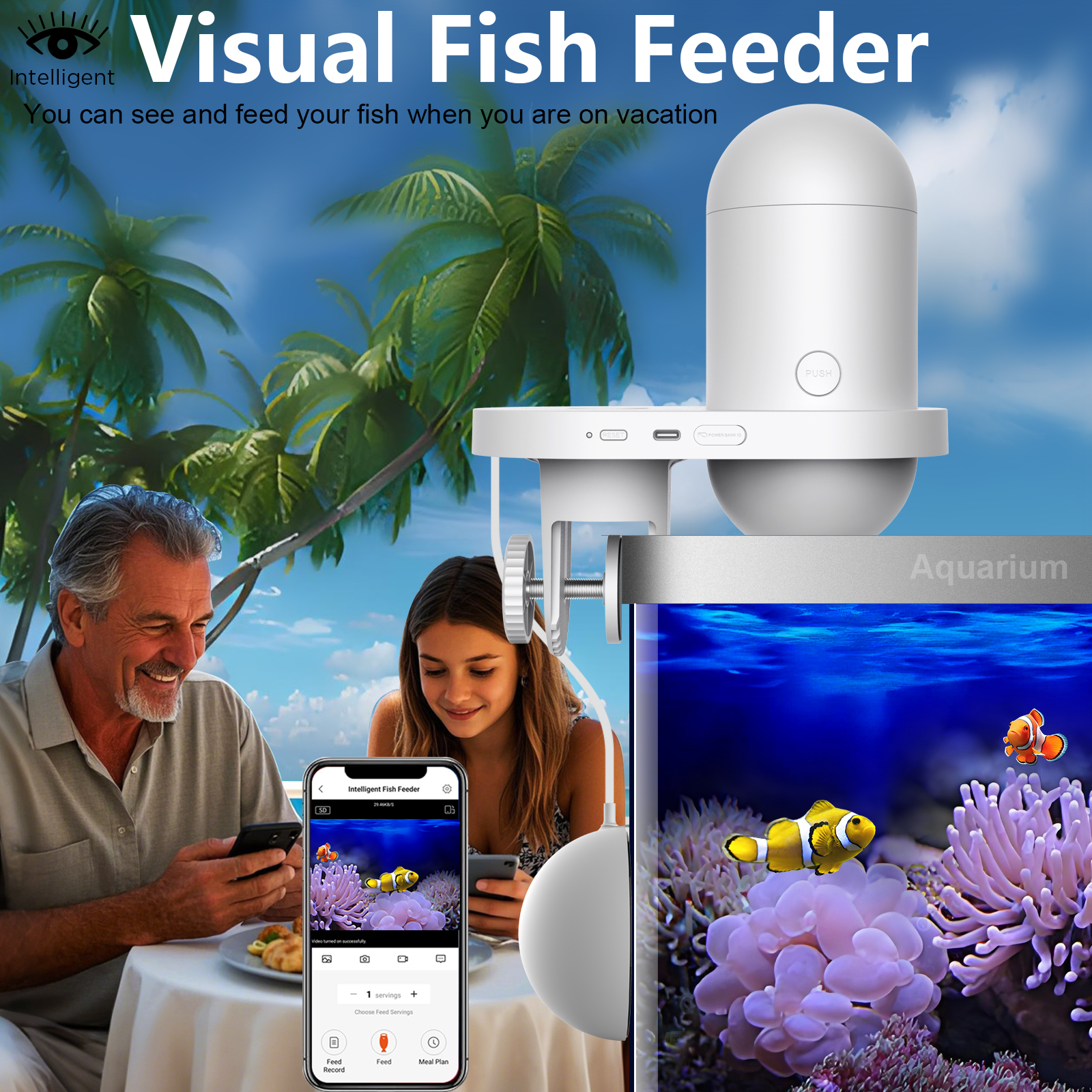Automatic Fish Feeder With Cam – Fishing Line Dispenser Bewertung und Preis