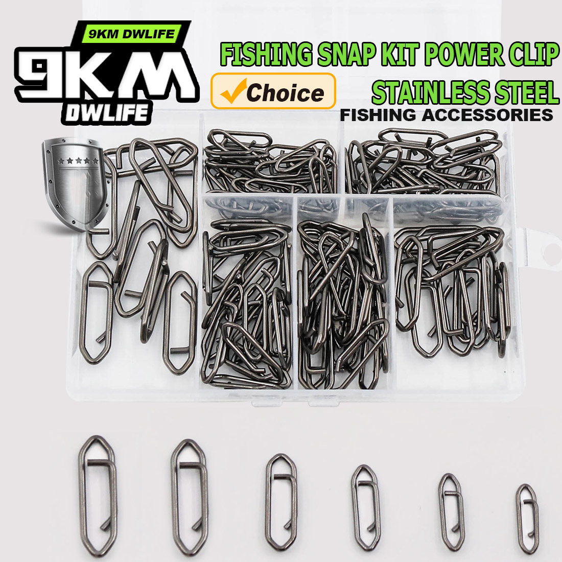 9KM Fishing Snap Kit 110pcs Po – Saltwater Line Bewertung und Preis