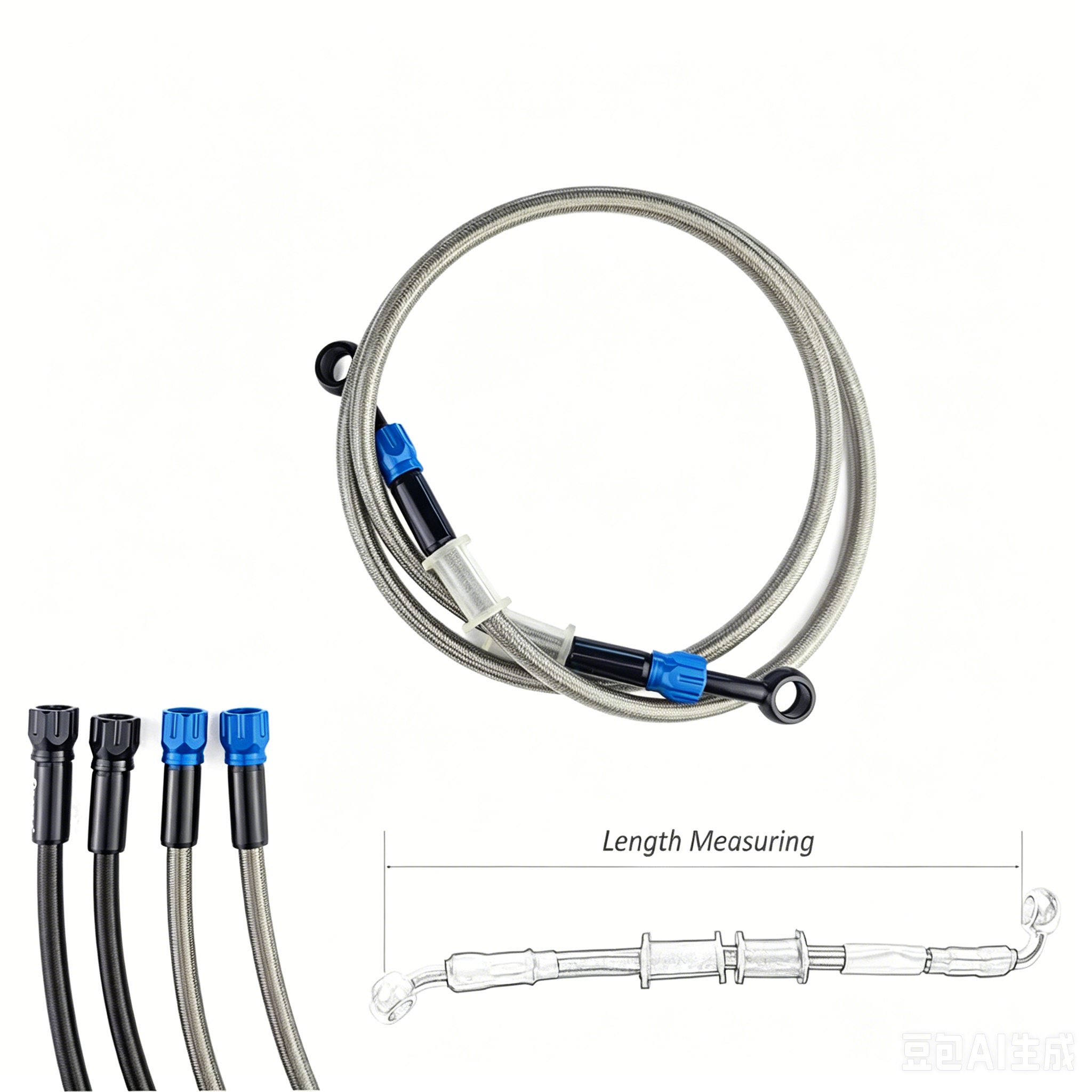 Motorcycle Brake Hose AN3 Brai – Braided Line Bewertung und Preis