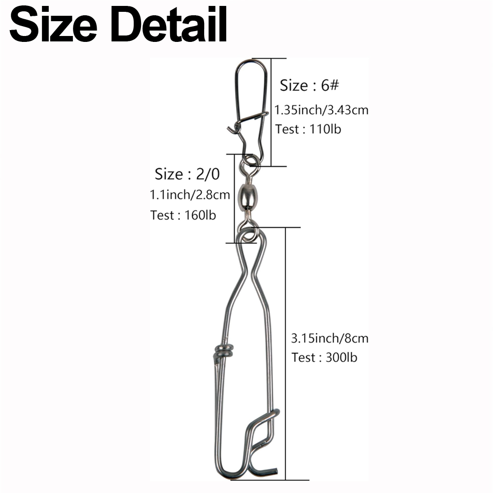 5Pcs Decoy Long Line Clips Lon – Saltwater Line Bewertung und Preis