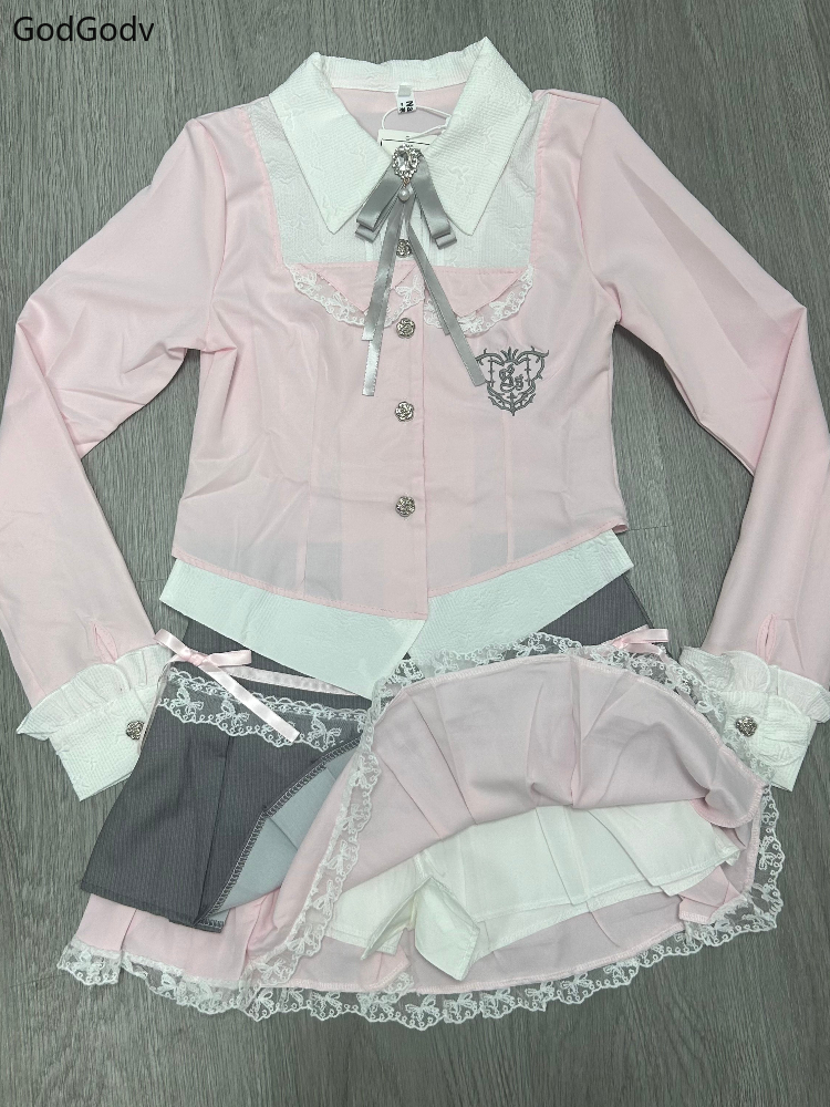 Spring Y2K Princess Outfits Wo – Fly Line Bewertung und Preis