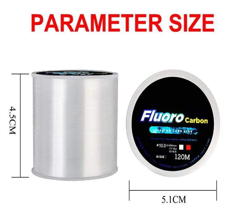 Fishing Line 120M 0.20mm-0.60m – Fluorocarbon Line Bewertung und Preis